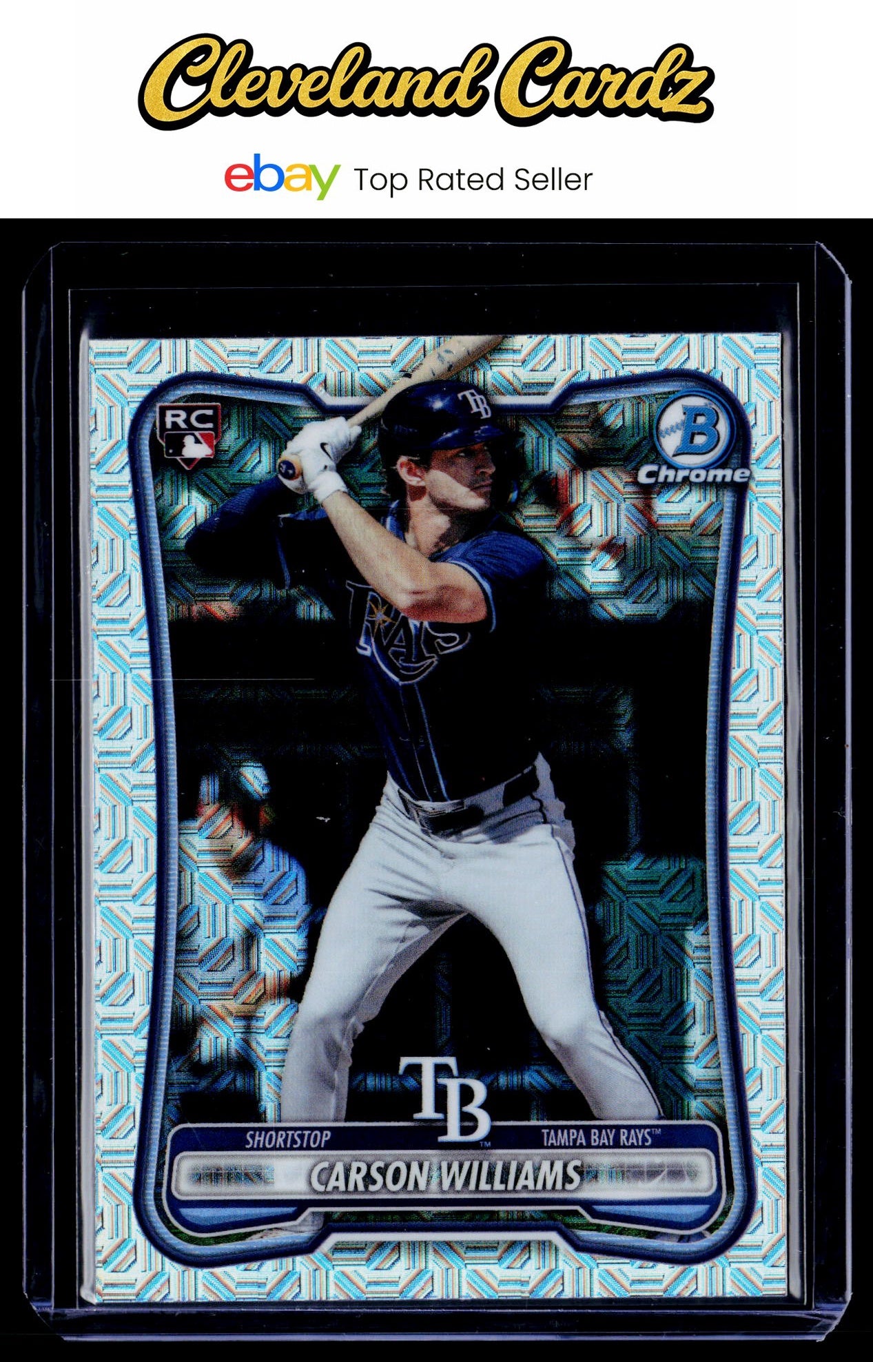 2026 Bowman #39 Carson Williams Chrome Mojo Refractors