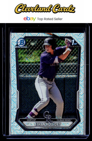 2026 Bowman #BCP-1 Ethan Holliday Chrome Prospects Mojo Refractor