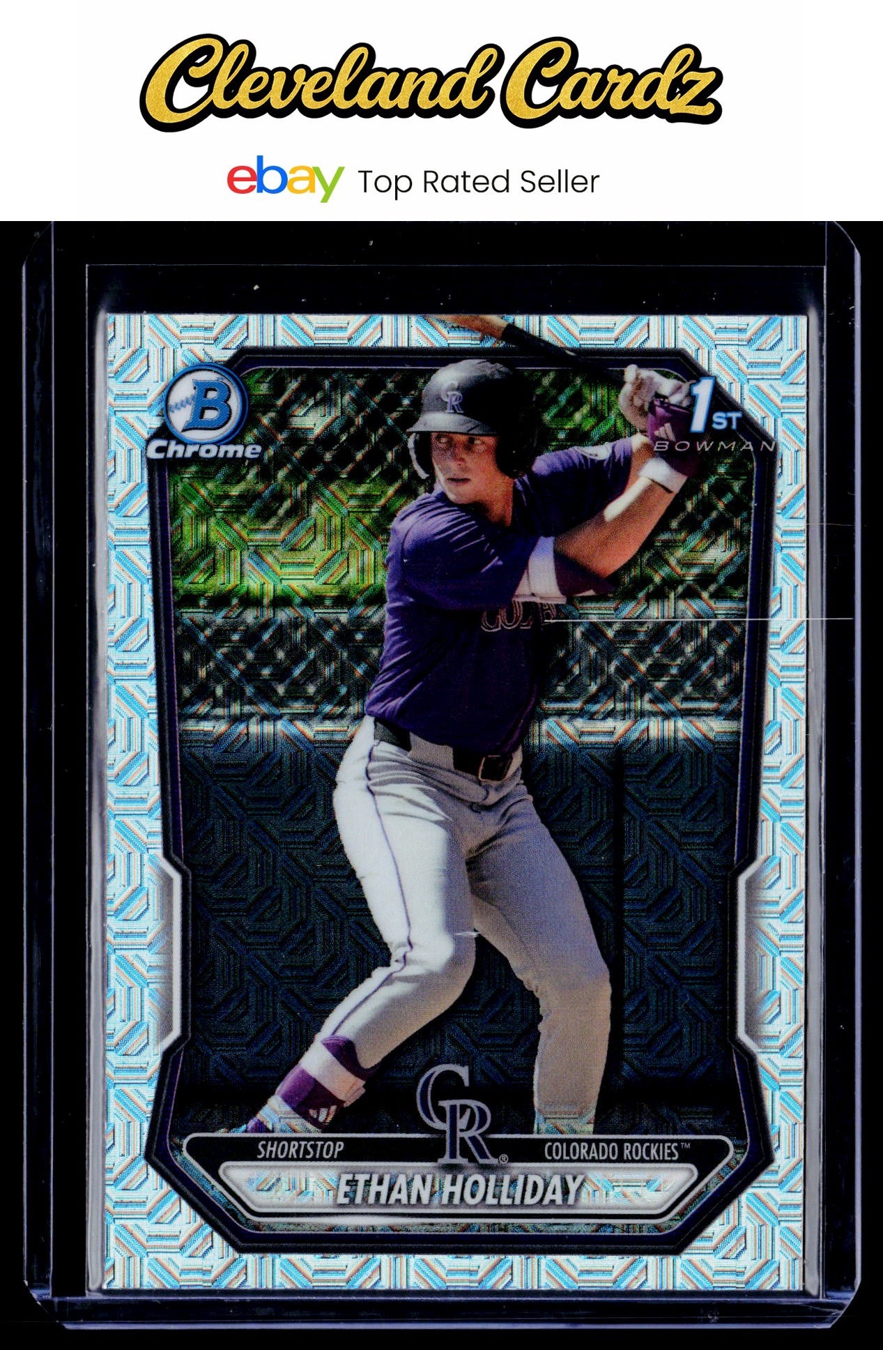 2026 Bowman #BCP-1 Ethan Holliday Chrome Prospects Mojo Refractor