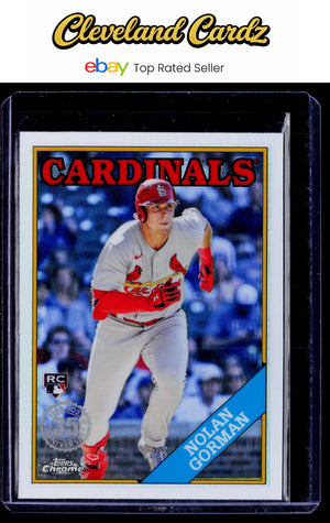 2023 Topps Chrome #88BC-18 Nolan Gorman 1988 Topps Baseball 35th Anniversary