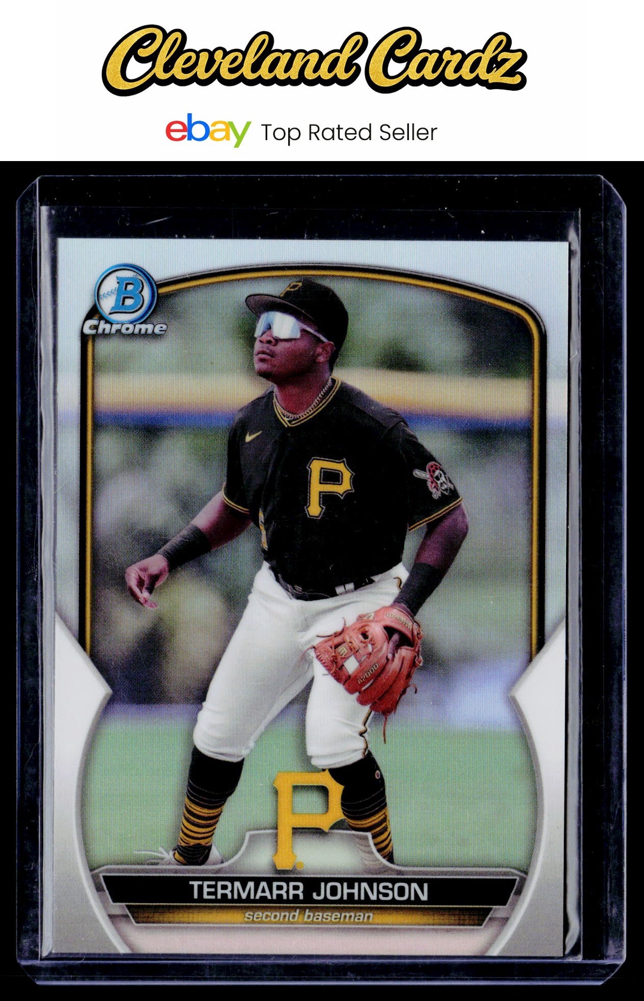2023 Bowman Chrome #BCP-170 Termarr Johnson Prospects Refractor #/499