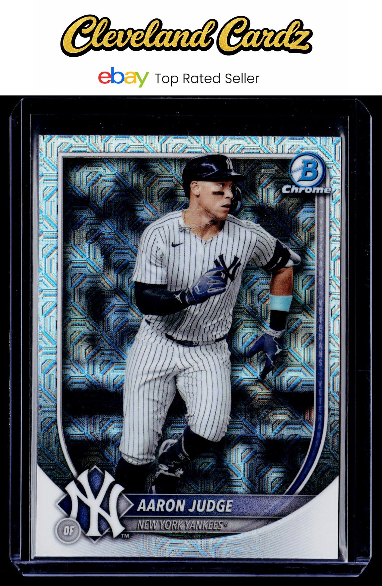 2025 Bowman Chrome #99 Aaron Judge Mojo Refractors