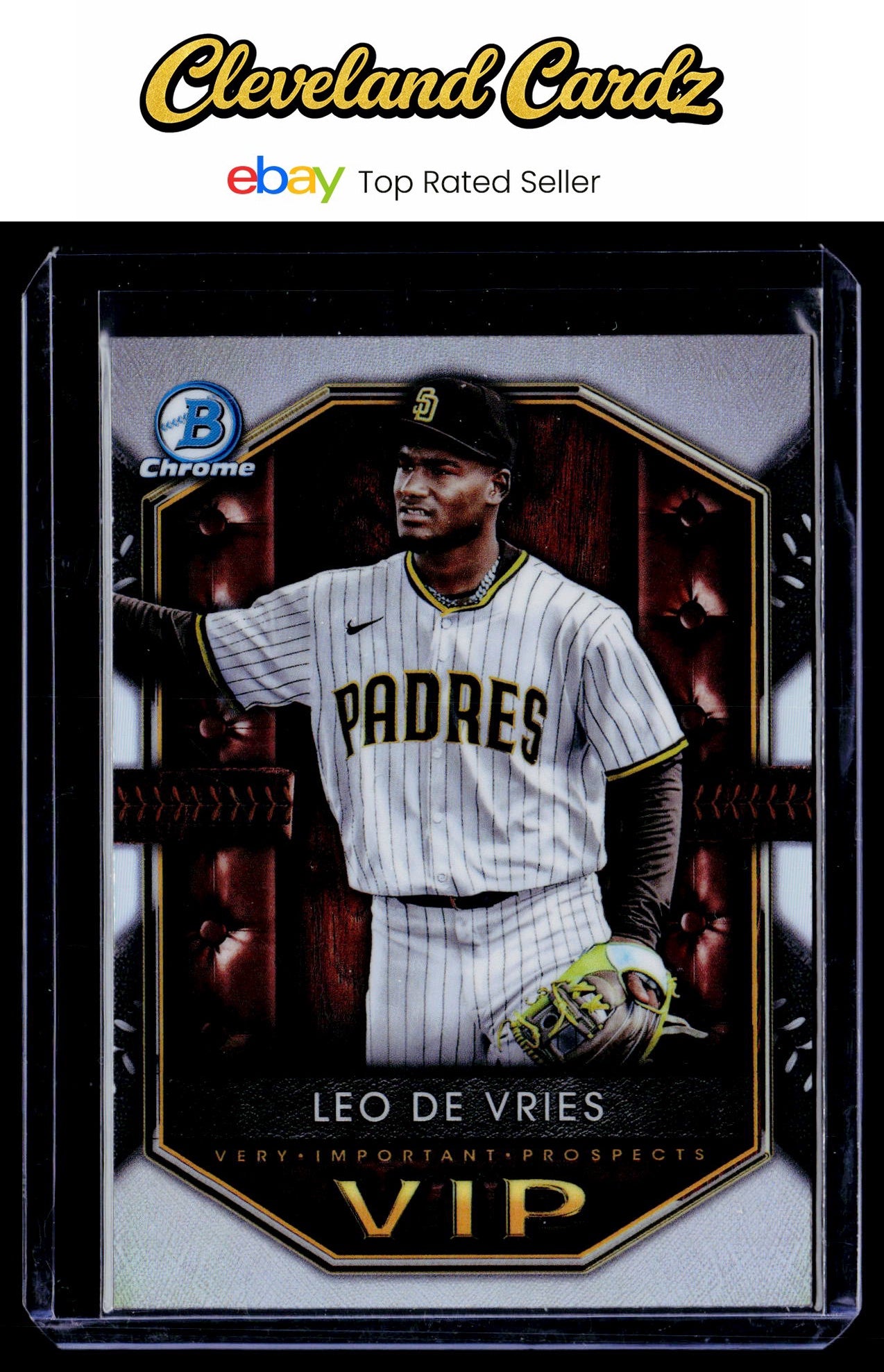 2025 Bowman #VIP-14 Leo De Vries Very Important Prospects