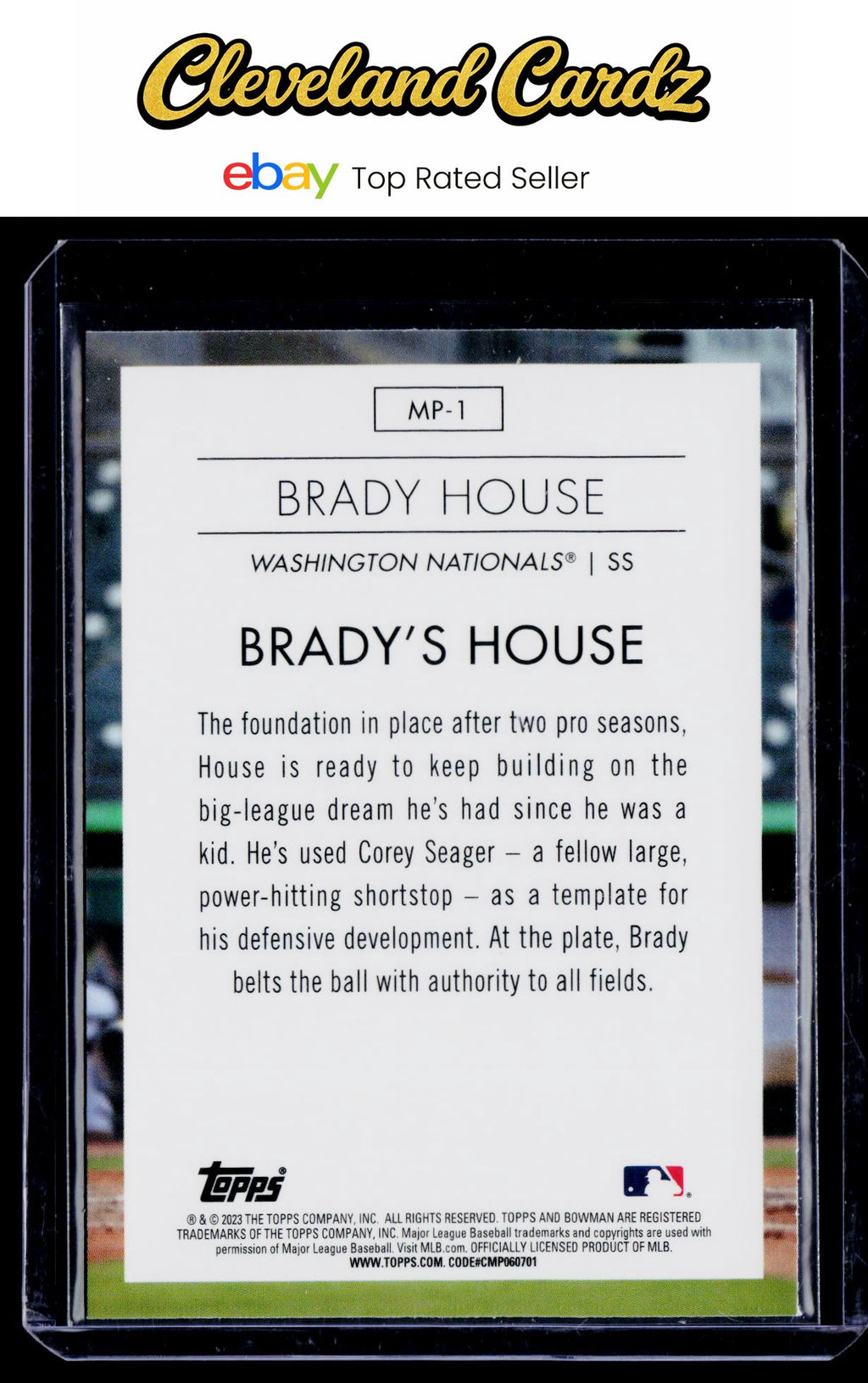 2023 Bowman #MP-1 Brady House Modern Prospects