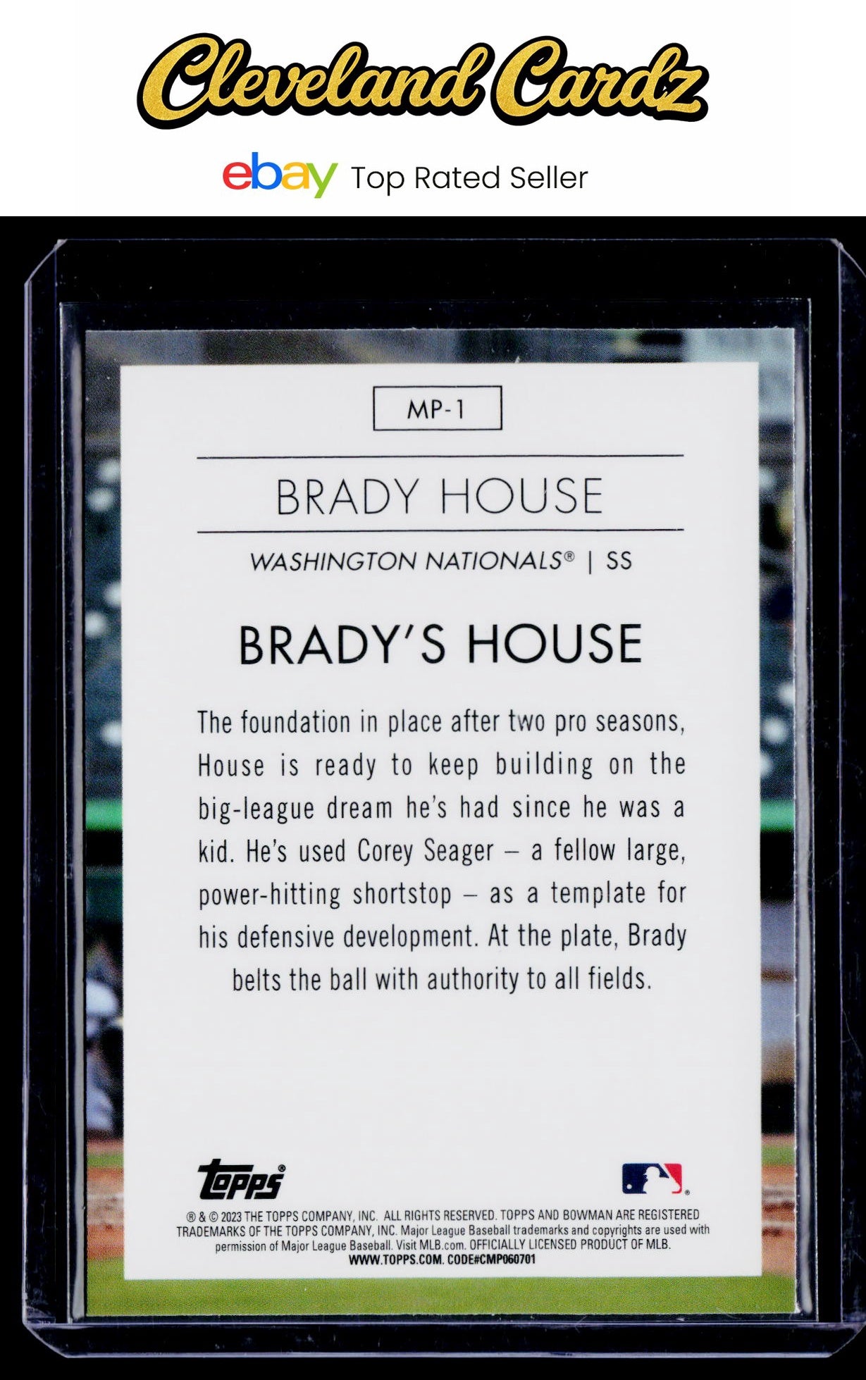 2023 Bowman #MP-1 Brady House Modern Prospects