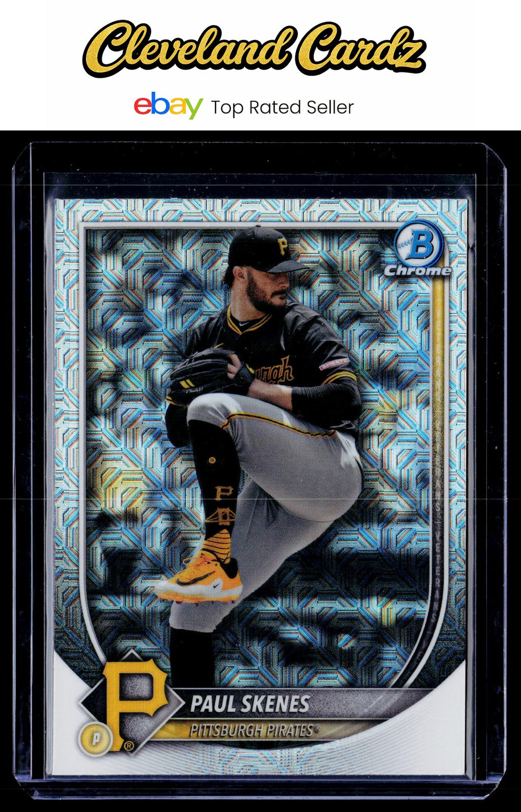 2025 Bowman Chrome #30 Paul Skenes Mojo Refractors