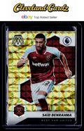 2021-22 Panini Mosaic Premier League #65 Gabriel Martinelli Mosaic Reactive Gold