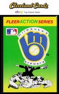 1990 Fleer #NNO Milwaukee Brewers Action Series Team Stickers