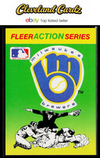 1990 Fleer #NNO Milwaukee Brewers Action Series Team Stickers