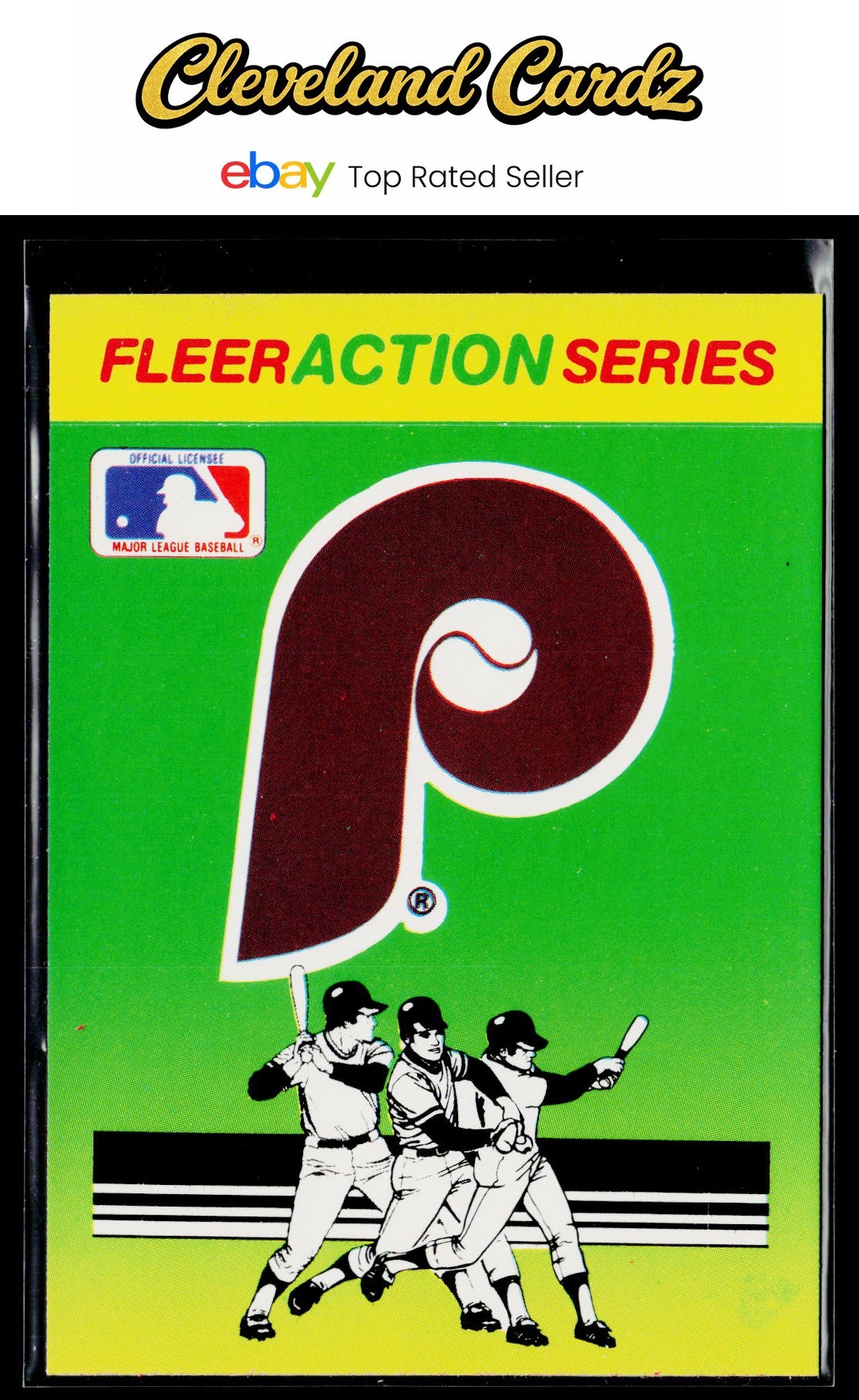 1990 Fleer #NNO Philadelphia Phillies Action Series Team Stickers