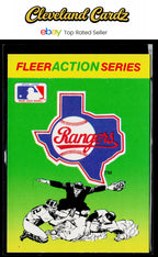 1990 Fleer #NNO Texas Rangers Action Series Team Stickers