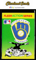 1990 Fleer #NNO Milwaukee Brewers Action Series Team Stickers