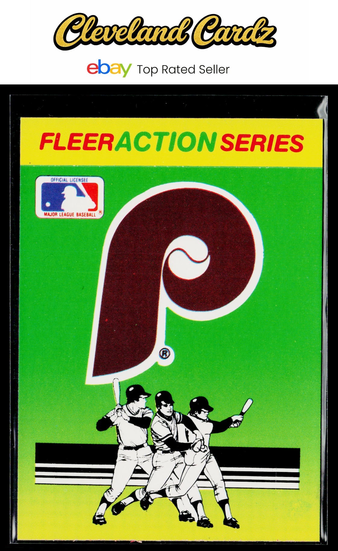 1990 Fleer #NNO Philadelphia Phillies Action Series Team Stickers
