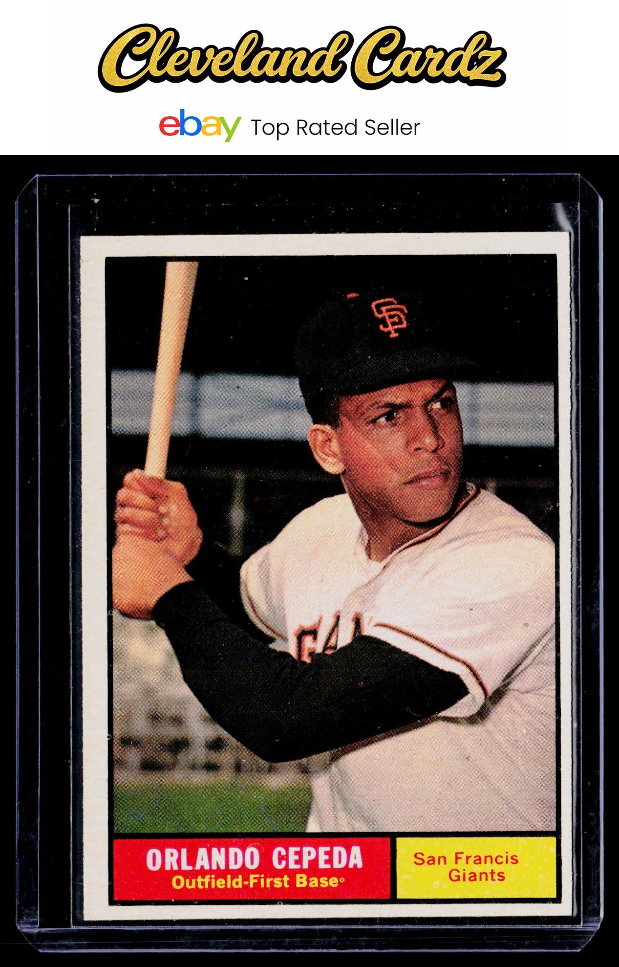 1961 Topps #435 Orlando Cepeda