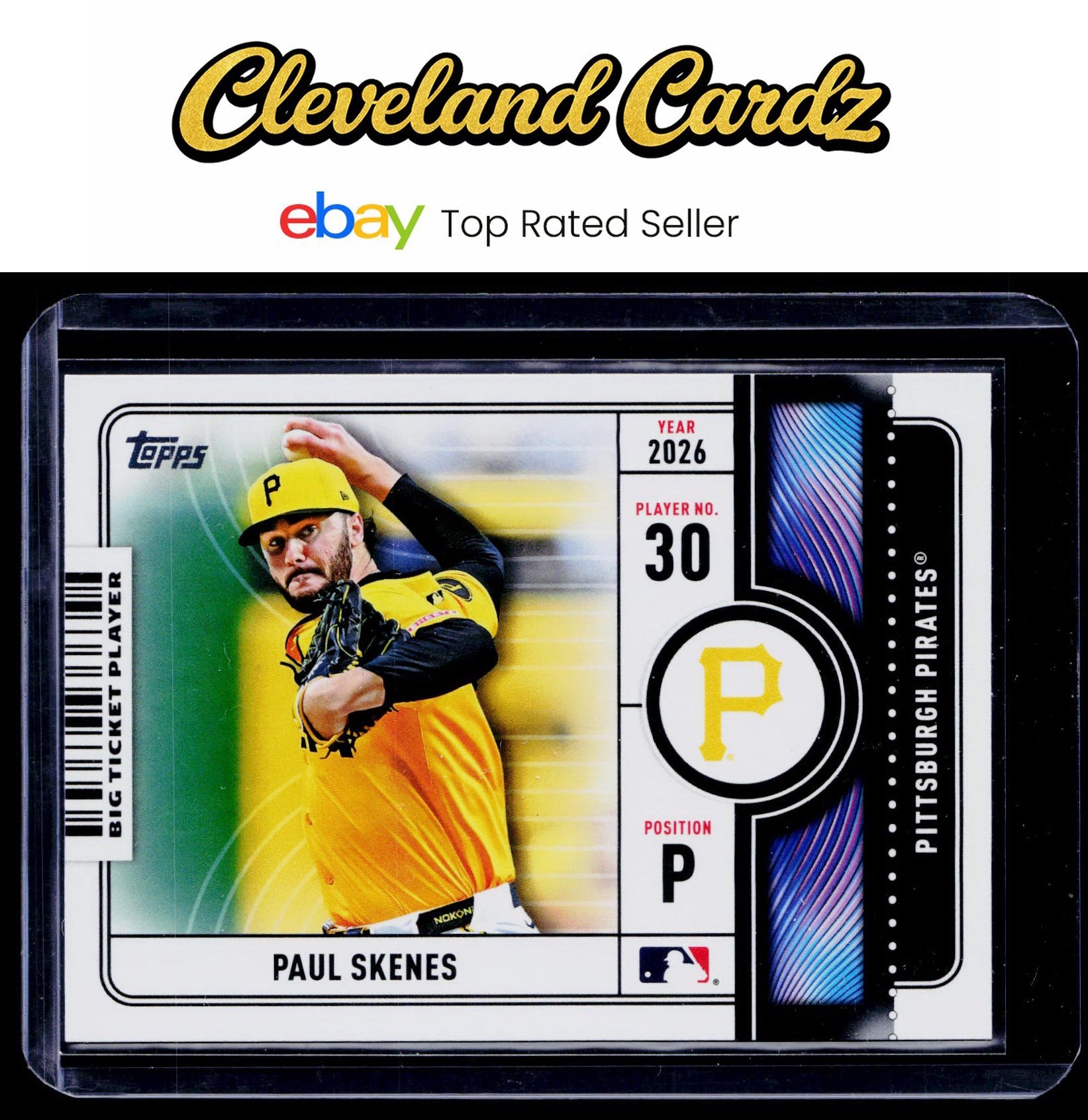 2026 Topps #BTP-14 Paul Skenes Big Ticket Players