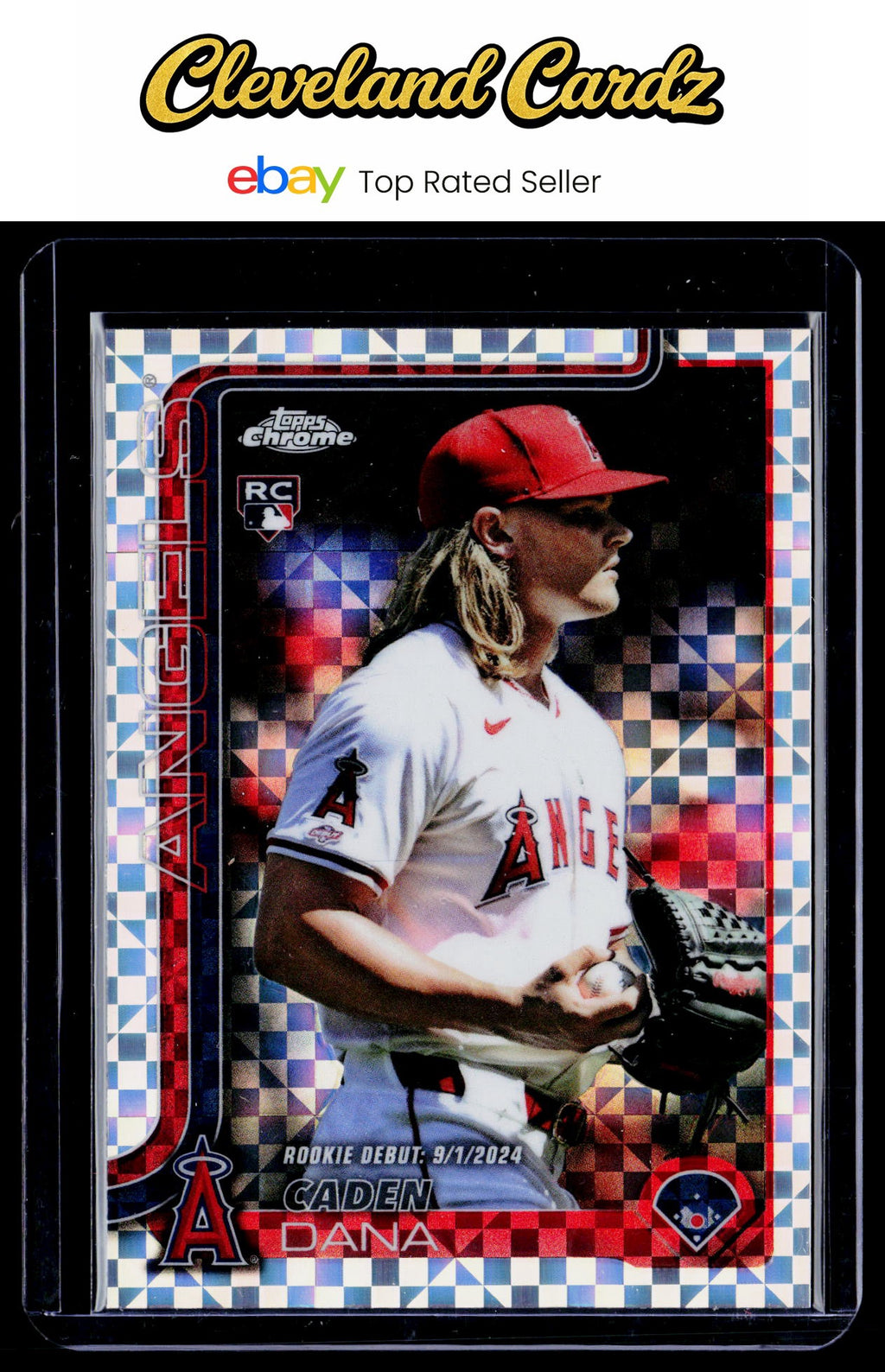 2025 Topps Chrome Update #USC34 Caden Dana X-Fractors
