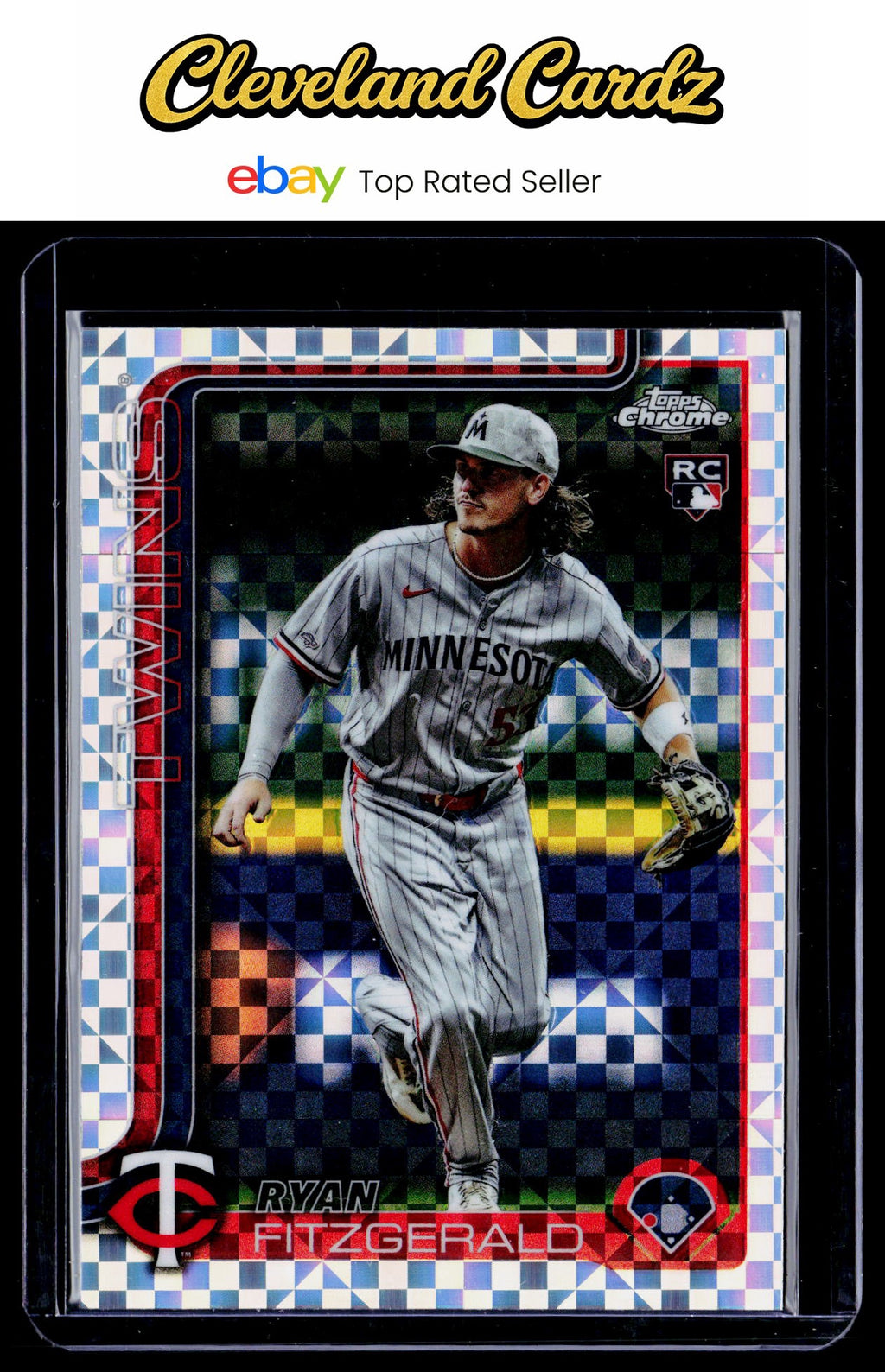 2025 Topps Chrome Update #USC8 Ryan Fitzgerald X-Fractors