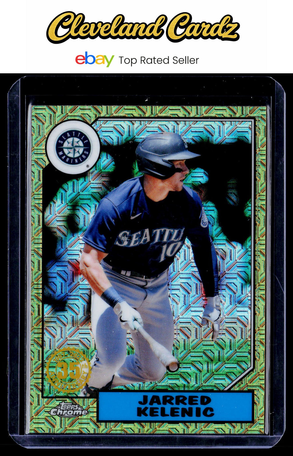 2022 Topps #T87C-20 Jarred Kelenic 1987 Topps Baseball 35th Anniversary Chrome