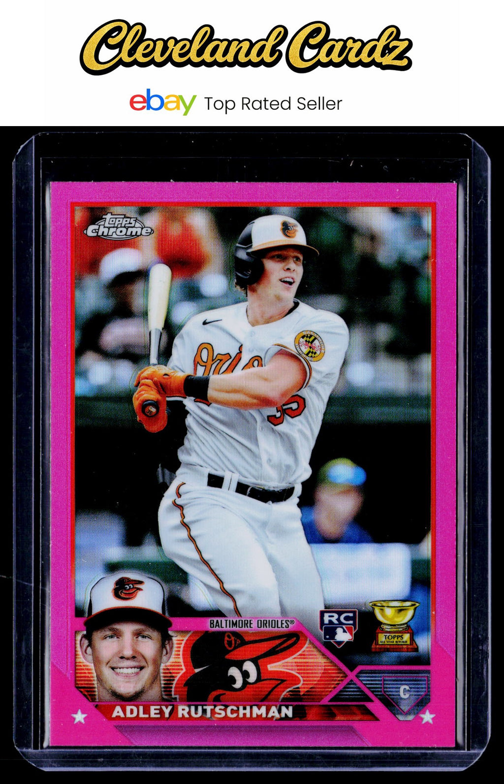 2023 Topps Chrome #1 Adley Rutschman Pink Refractors