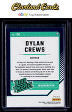 2024 Donruss #136 Dylan Crews Optic Blue Velocity Prizms