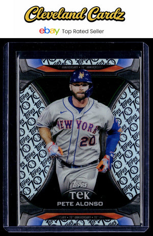 2021 Topps Update #TTA-15 Pete Alonso Topps Tek 70th Anniversary Box Topper