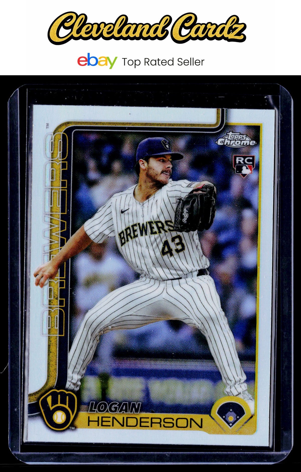 2025 Topps Chrome Update #USC65 Logan Henderson Refractor