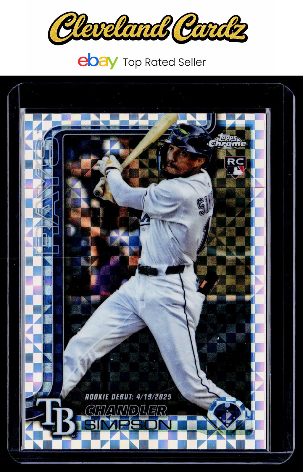 2025 Topps Chrome Update #USC17 Chandler Simpson X-Fractors