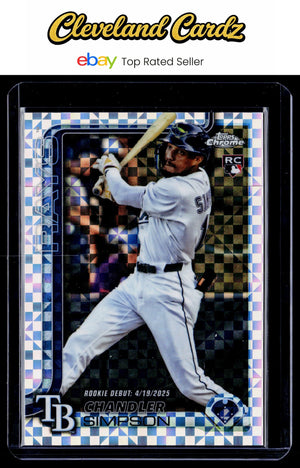 2025 Topps Chrome Update #USC17 Chandler Simpson X-Fractors