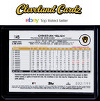 2024 Topps #145 Christian Yelich Red Crackle Foil #/199