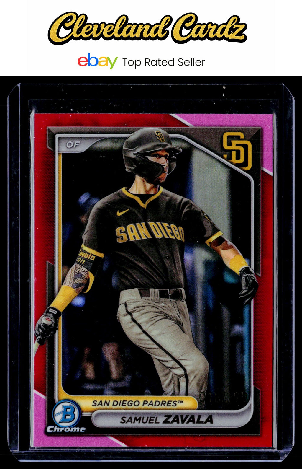 2024 Bowman #BP-57 Samuel Zavala Prospects Fuchsia #/299