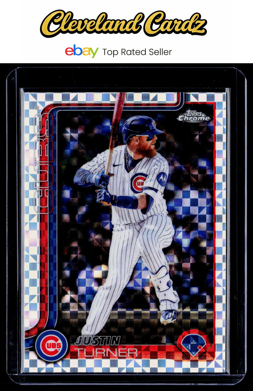 2025 Topps Chrome Update #USC170 Justin Turner X-Fractors