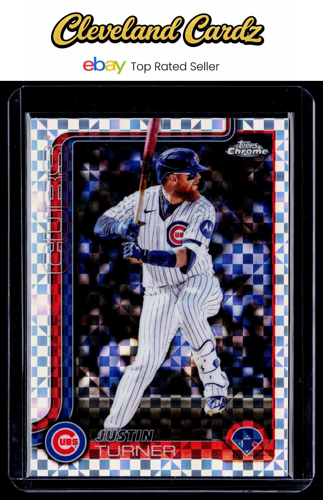 2025 Topps Chrome Update #USC170 Justin Turner X-Fractors