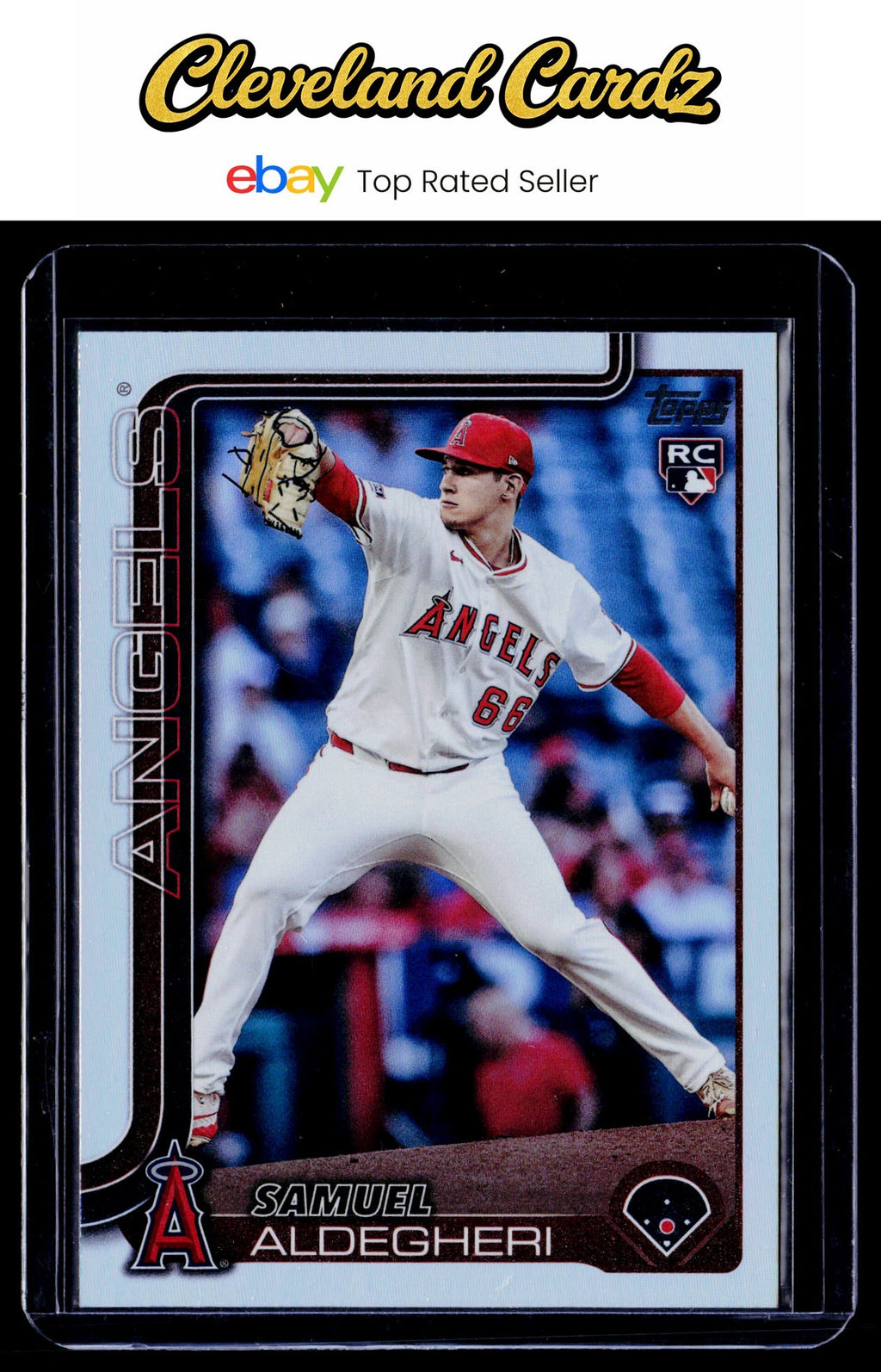 2025 Topps #438 Samuel Aldegheri Rainbow Foil