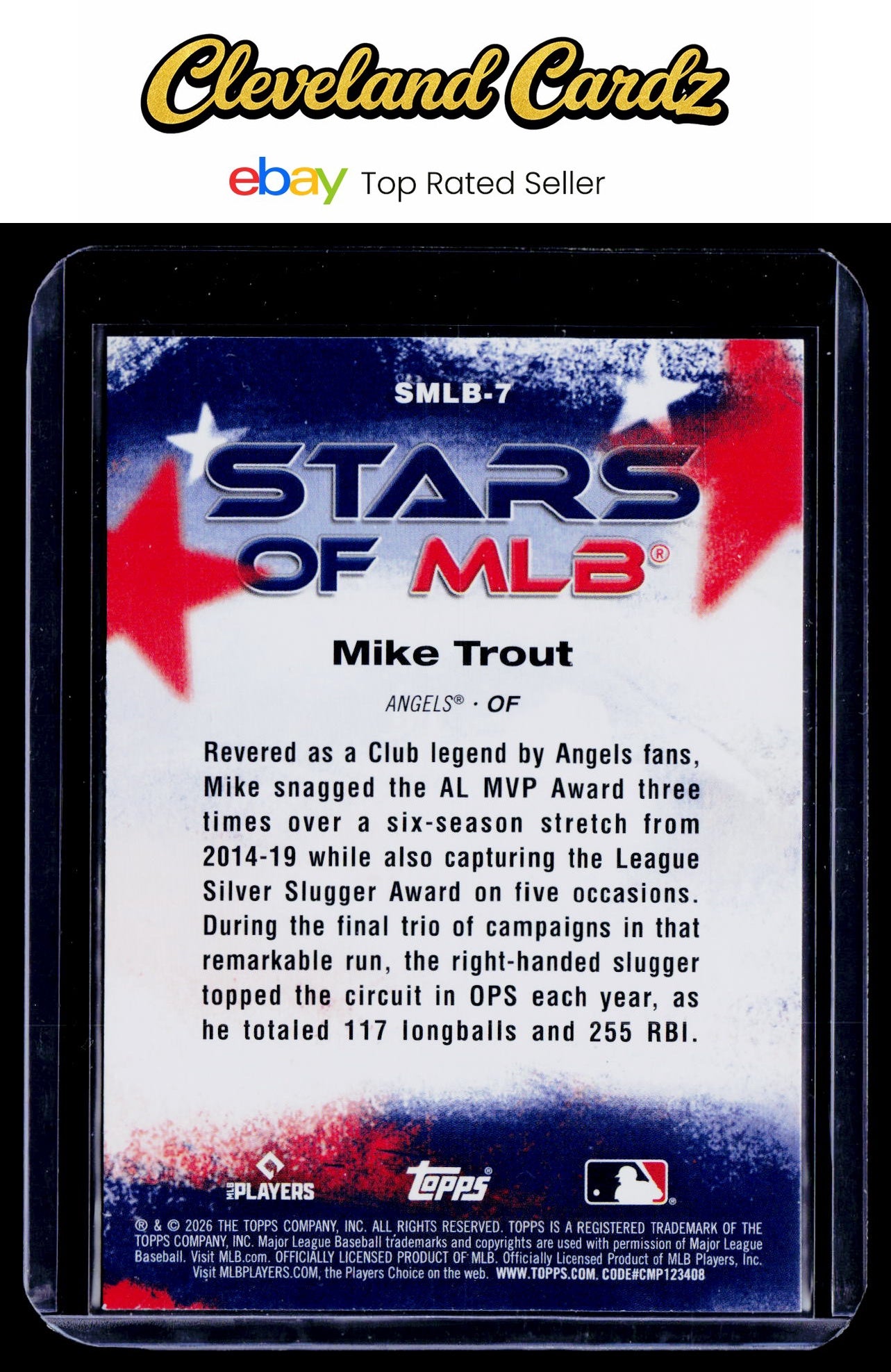 2026 Topps #SMLB-7 Mike Trout Stars of MLB
