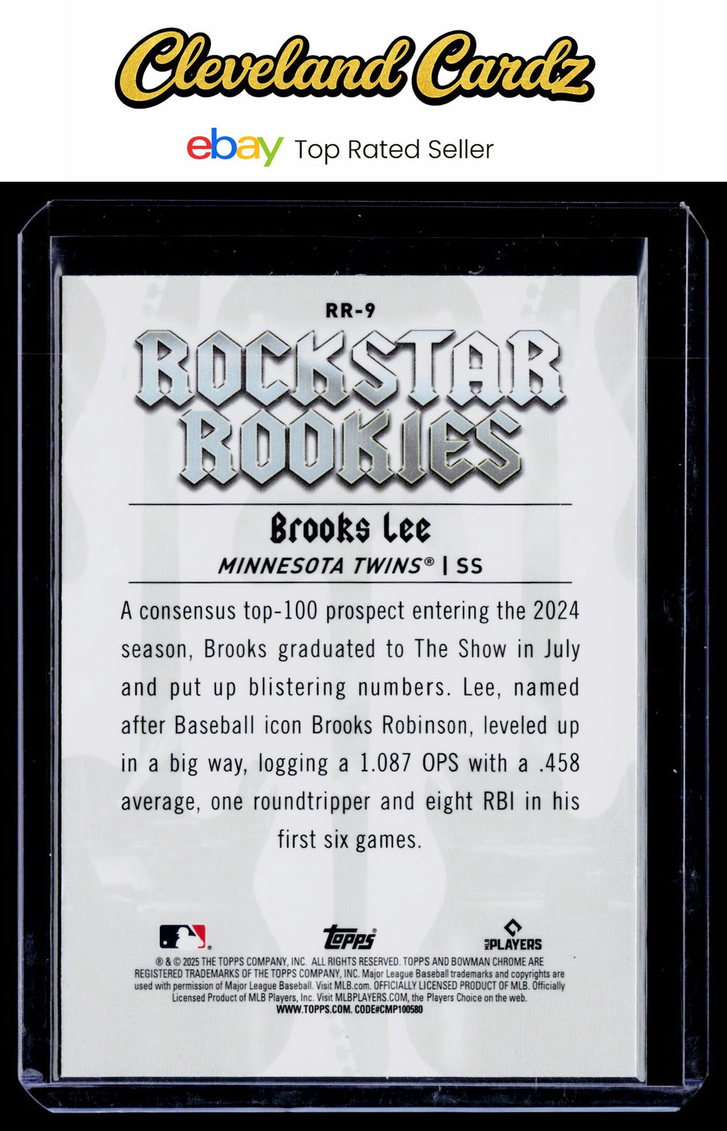 2025 Bowman #RR-9 Brooks Lee Rockstar Rookies