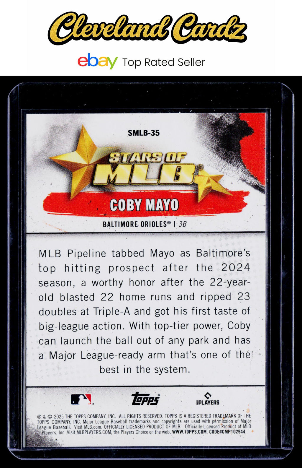 2025 Topps #SMLB-35 Coby Mayo Stars of MLB