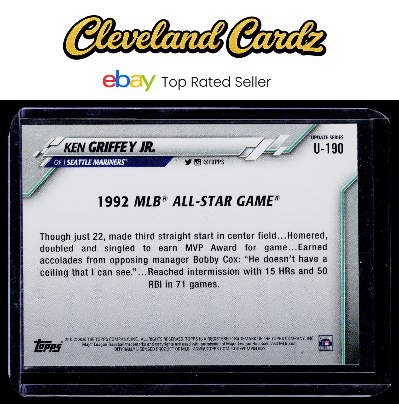 2020 Topps Update #U-190 Ken Griffey Jr.