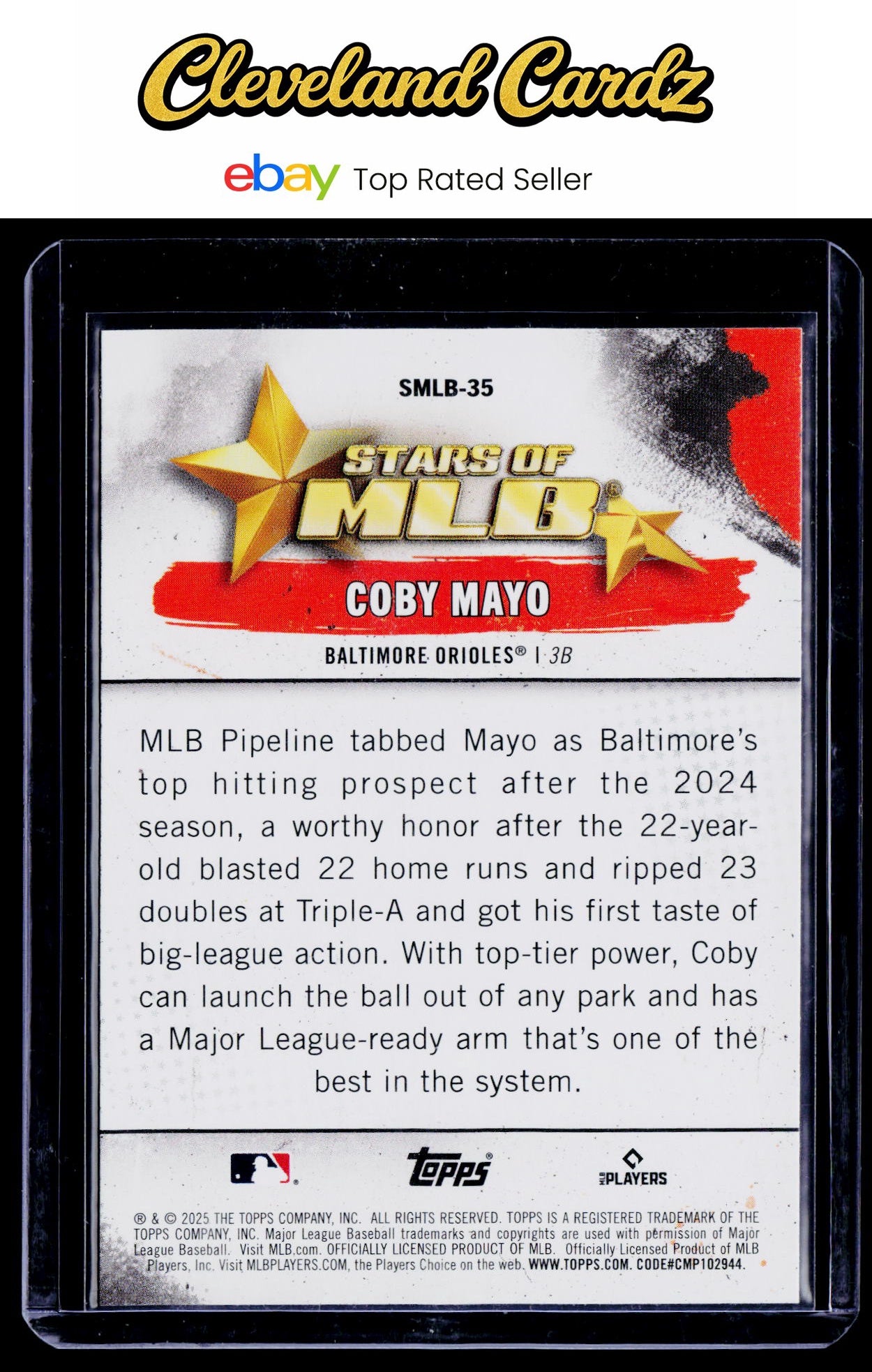 2025 Topps #SMLB-35 Coby Mayo Stars of MLB
