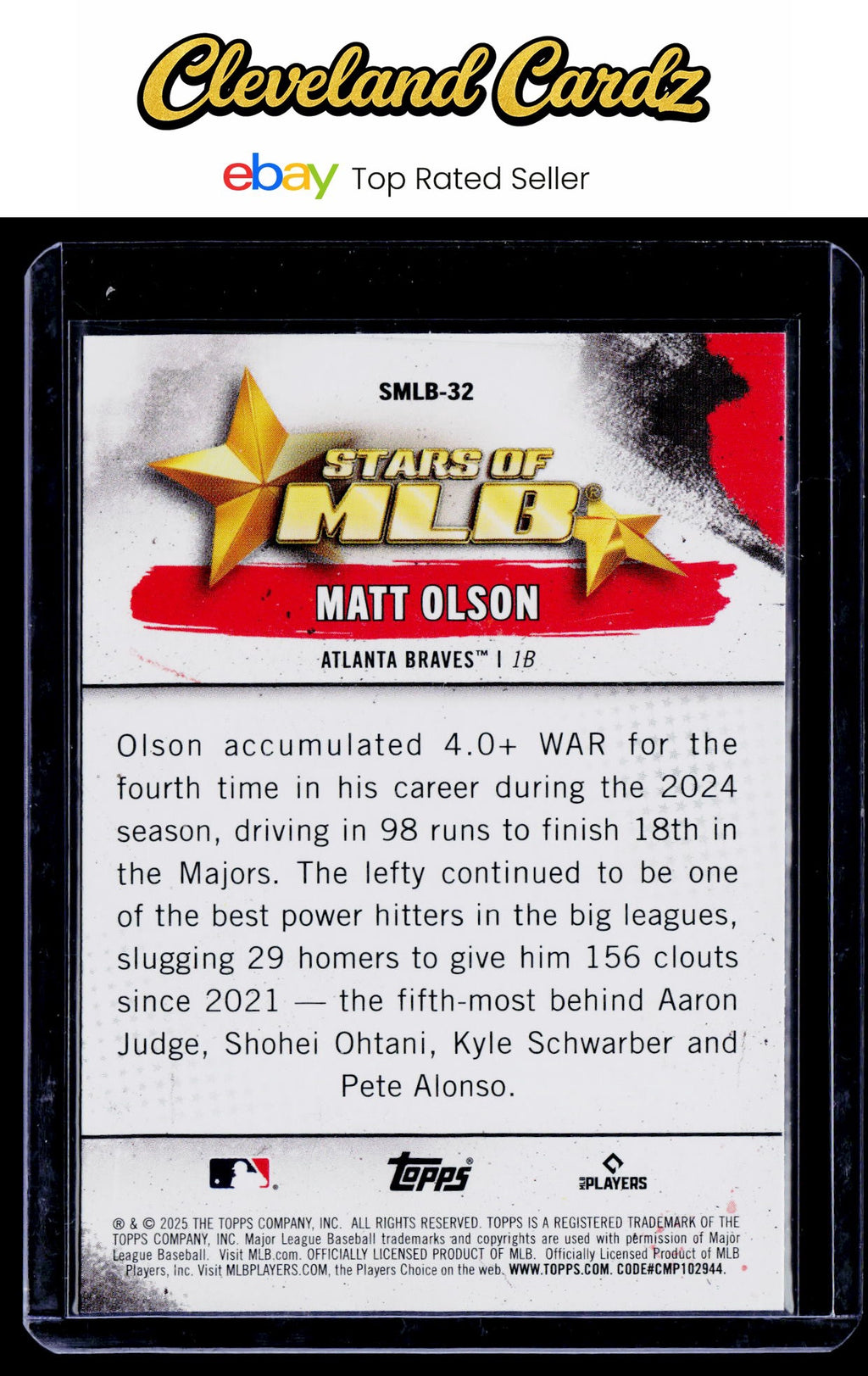 2025 Topps #SMLB-32 Matt Olson Stars of MLB