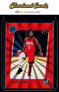 2021-22 Donruss #209 Jalen Green Holo Orange Laser