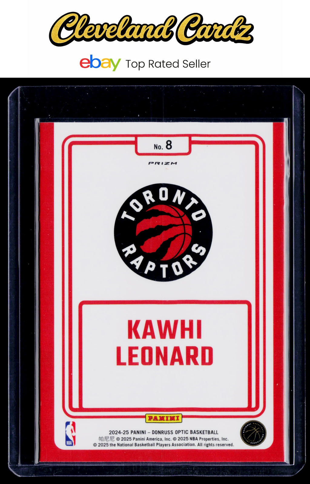 2024-25 Donruss Optic #8 Kawhi Leonard Winner Stays