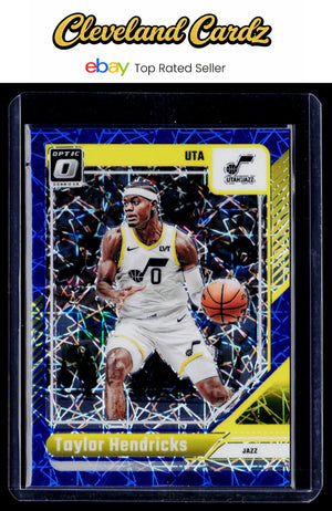 2024-25 Donruss Optic #203 Taylor Hendricks Blue Velocity