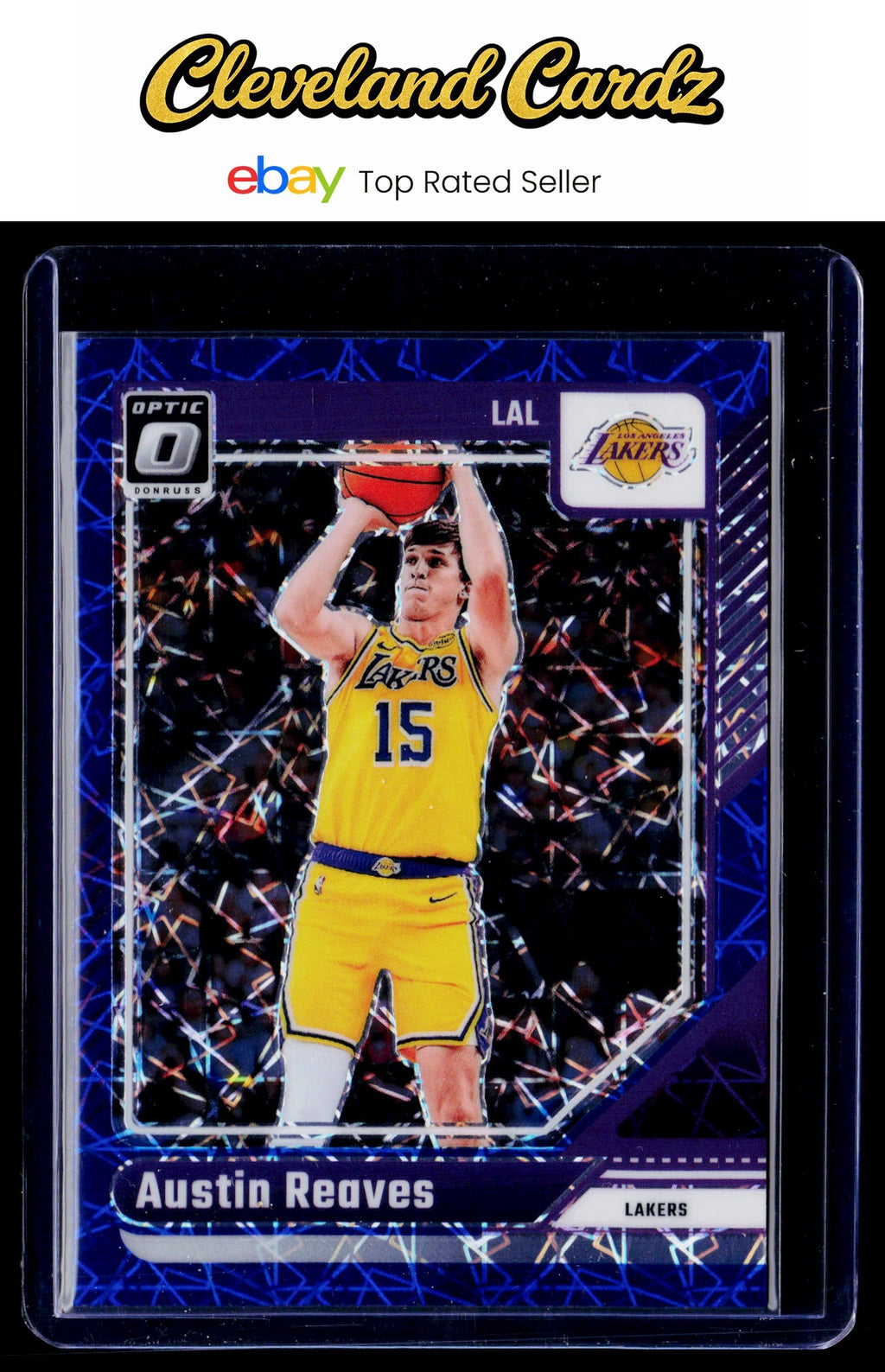 2024-25 Donruss Optic #140 Austin Reaves Blue Velocity