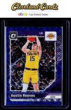 2024-25 Donruss Optic #140 Austin Reaves Blue Velocity