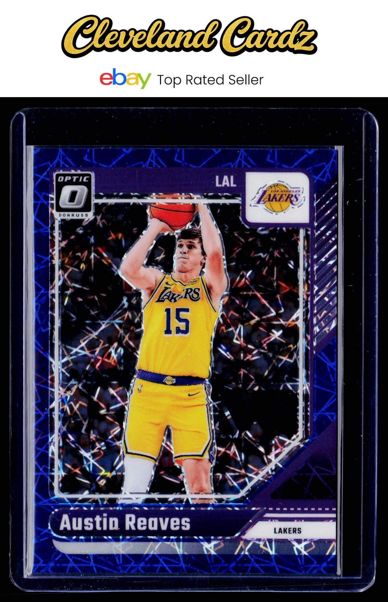 2024-25 Donruss Optic #140 Austin Reaves Blue Velocity