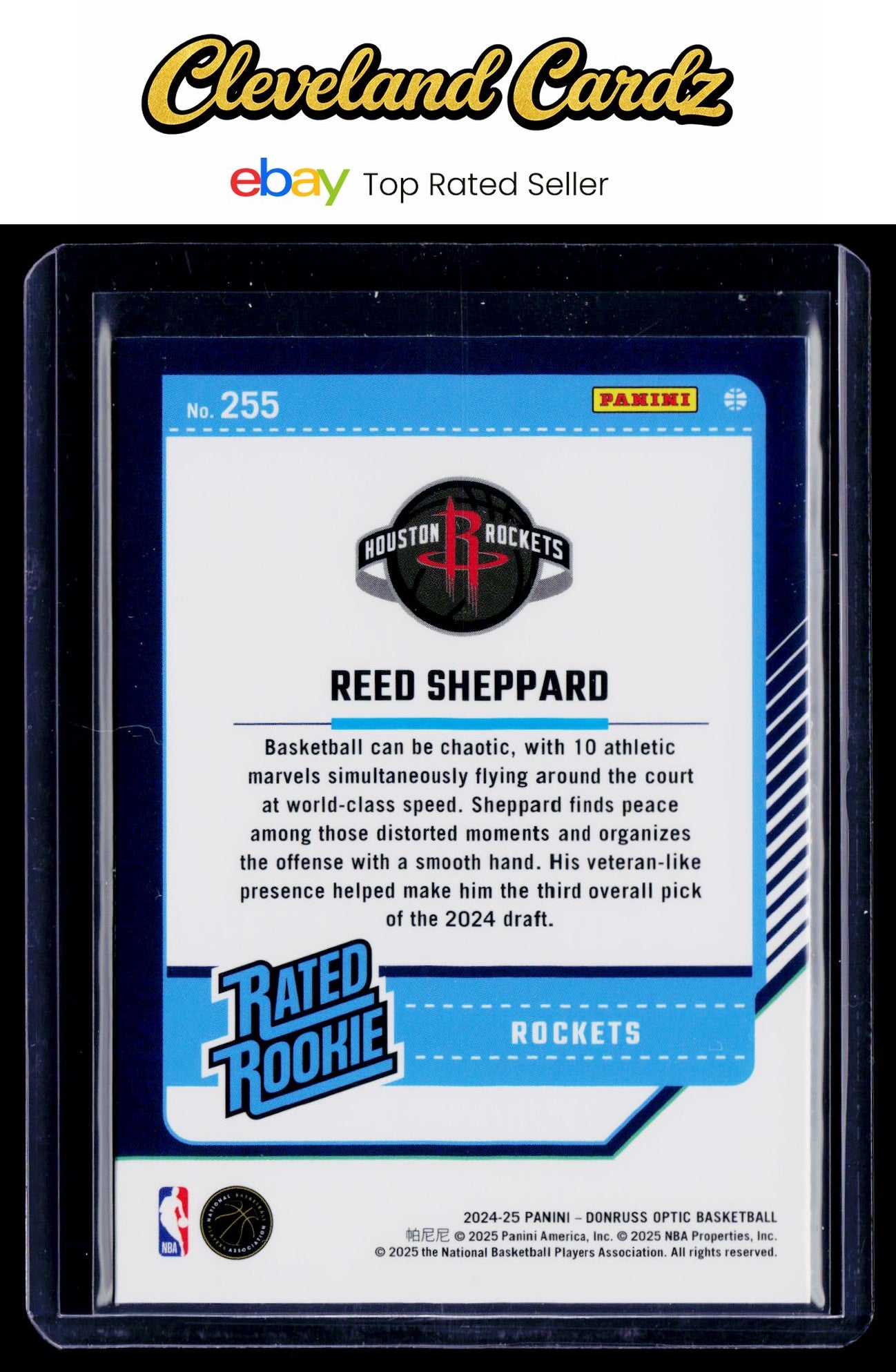 2024-25 Donruss Optic #255 Reed Sheppard
