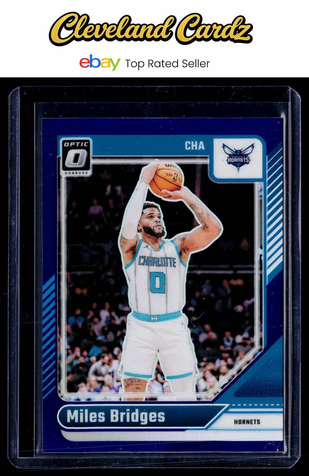 2024-25 Donruss Optic #208 Miles Bridges Purple