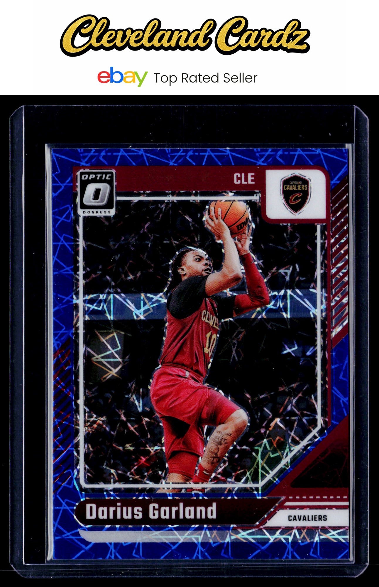 2024-25 Donruss Optic #42 Darius Garland Blue Velocity