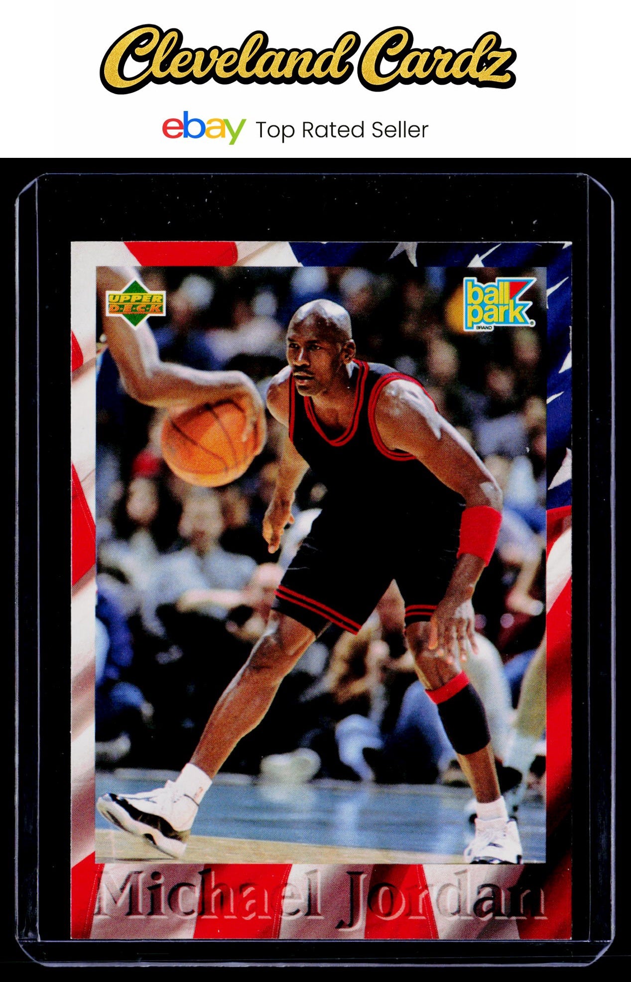 1996-97 Upper Deck Ball Park Michael Jordan #BP5 Michael Jordan Red White Blue