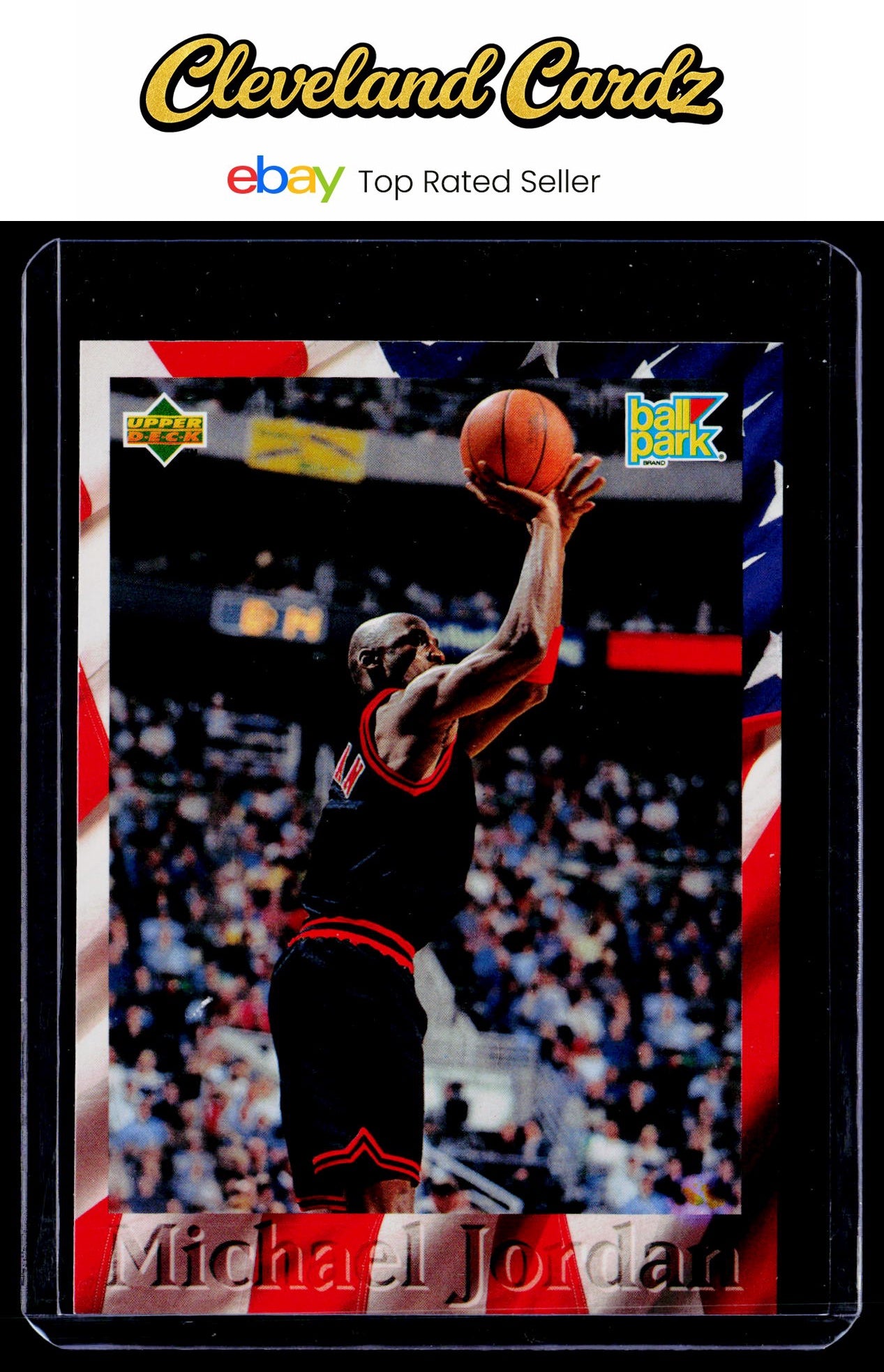 1996-97 Upper Deck Ball Park Michael Jordan #BP2 Michael Jordan Red White Blue